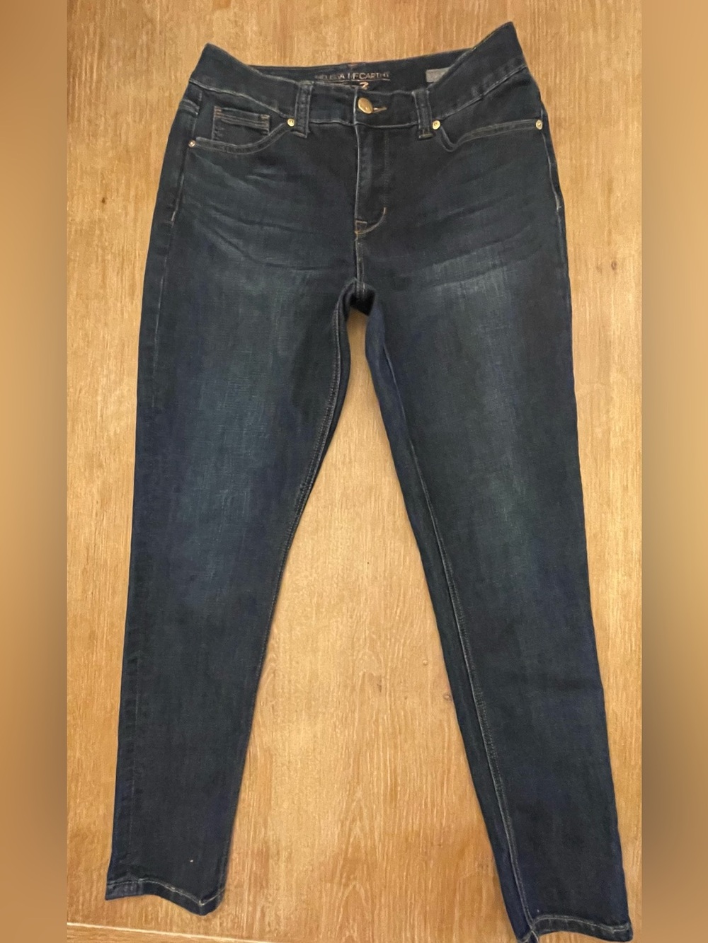 Seven7 Melissa McCarthy Dark Denim Skinny Jean